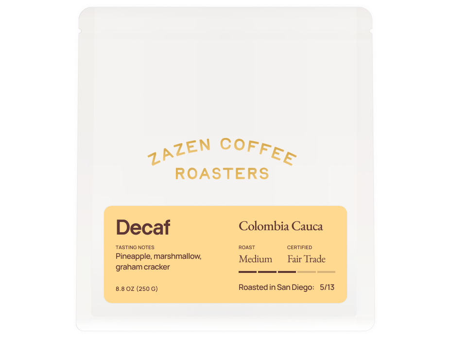 Colombia Decaf FTO Women's Coop - Pineapple * Toffee * Marshmallow