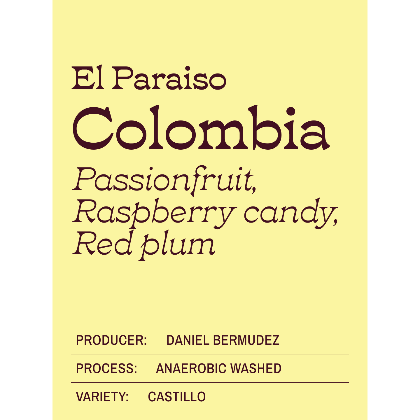 Daniel Bermudez Castillo Anaerobic Washed